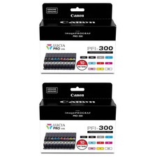 Canon 2 Pack PFI-300 14.4ml 10 Color Ink Pack picture