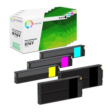 5Pk TCT 976Y For HP Pagewide Pro 552 577 Compatible Ink - Black Cyan Magenta Y picture