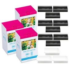 Canon Selphy CP1500 CP1300 CP1200 4x6 108sheets Color Ink Paper Set KP-108IN LOT picture