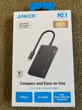 Anker 5-in-1 USB-C 4K HDMI Hub Compact & Easy-to-Use 5 Gbps 85W Charge  picture