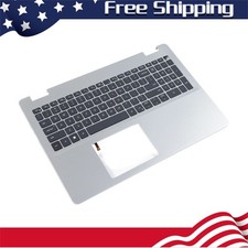 For Dell Inspiron 5593 Palmrest Keyboard Backlit V5JHC 0V5JHC Silver NEW picture