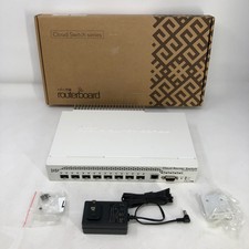 MikroTik Routerboard CRS309-1G-8S+IN Cloud Router Switch 8x 10G SFP+ Bundle picture