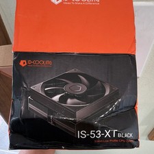 2 ID-COOLING IS-53-XT Black 53mm Low Profile CPU Cooler 120mm 54.6CFM 2800RPM picture