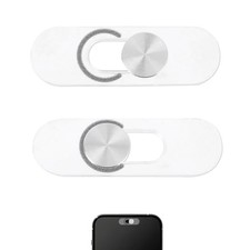 2 Pack Single Front Slide Webcam Cover Blocker for Pixel Galaxy Phones picture