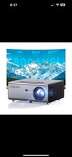 KSAN Projector, [800 ANSI Lumen] 4K Projector with WiFi 6 and Bluetooth 5.2, ... picture