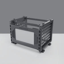 10 Inch Rack Mount 3U for Raspberry Pi Touch Display 2 7 Inch Homelab PETG picture