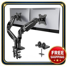 Dual Monitor Desk Mount 13-32 inch VESA Compatible Fully Adjustable picture