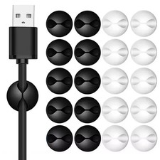 10 Pcs* Wire Holders For Cords Cable Holder Clip Desktop Data Cable Fixer Useful picture