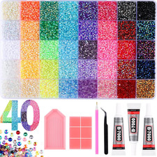 50000Pcs Resin Jelly Rhinestones for Bedazzling Kit 3Mm picture