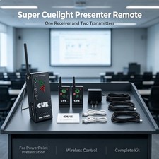 Super Cuelight Presenter 1 Receiver +2 Transmitters for PowerPoint Presentation picture