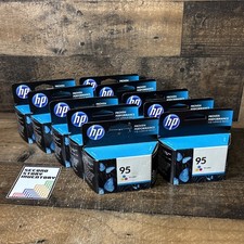 Bulk Genuine HP 95 Tri Color Ink Cartridge EXPIRED Lot Of 10 Bundle Deal picture