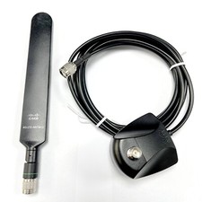 NEW Cisco 4G-AE010-R Extension Base 10' Cable w/ 4G-LTE-ANTM-D Dipole Antenna picture