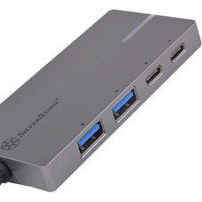 SilverStone EP08C USB Type-C Multi-Purpose Hub w/USB Type-A, USB Type-C, and HDM picture