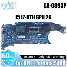 LA-G893P For DELL Latitude 5400 Laptop Motherboard  I5 I7-8TH With GPU 2G 08MM5T picture