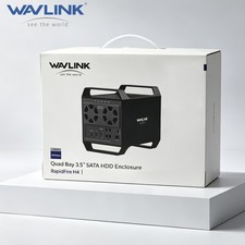 WAVLINK 4 Bay Hard Drive Dock 2 Bay RAID SSD HDD Docking Station 2x22TB/4x22TB picture