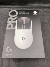 Logicool Pro X2 Superstrike Gaming Mouse White HITS Rapid Trigger Used picture