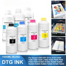 1000ML/Bottle DTG Ink Textile InK For Epson 1390 R1900 R2000 F2000 F2100 Printer picture