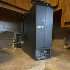Acer Aspire Tower Desktop PC Black w/ Optical Drive for Office/Casual Use picture
