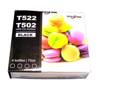 Officenter Refill Ink Bottles T502 T522 Black/Extra Large 4 Combo Packs 127ml picture