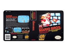 Retro Nintendo Super Mario Bros. NES Cover Game Desk Mat Mega Gaming Mousepad picture