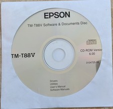 Vintage - EPSON TM-T88V Printer Software & Documents CD Version 6.0, 2013 picture