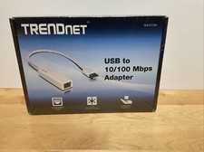 TRENDnet TU2-ET100 USB to 10/100 MBPS Ethernet Adapter Factory Sealed Box picture