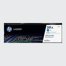 New Open Box HP 201A Cyan Original LaserJet Toner Cartridge, CF401A picture