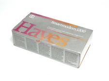 HAYES Smartmodem 1200, Vintage External Dial-Up Data Modem (New Open Box) picture