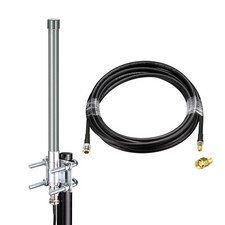 5.8dBi 868MHz Optimised Tuned Helium Omni Fiberglass Aerial Antenna & 3m ALSR400 picture