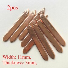 Copper Flat Heat Pipe for Cooling Laptop CPU GPU Heatsink 11mm x 3mm, L 50-400mm picture
