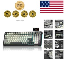 A99 Pro Wireless Mechanical Keyboard - LCD Screen, RGB Backlit, Hot-Swappable picture