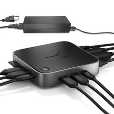 BRYDGE STONE CORE POWERED DOCKING STATION 10 PORTS 100W PD B2206A00A1INT0B BLACK picture