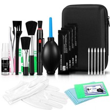 Camera Lens Cleaning Kit - Mirrorless and DSLR Kit, Black picture