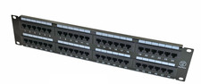NEW 48-Port CAT5e Patch Panel RJ45 Rack Mount UL Listed w/ Mounting Hardware picture