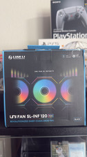 Lian Li UNI Fan SL-Infinity 3 Pack Set - UF-SLIN120-3B - Case Fans - Black picture