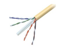 Belkin A7L704-1000-YLW NETWORK CABLE - BARE WIRE - BARE WIRE - 1000 FT - UTP - picture