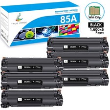 6PK CE285A 85A Toner Cartridge For HP Laserjet Pro P1102W M1132 M1212nf P1102 picture