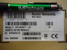 Nortel DS1404077-E5 48 PORT ETHERNET ROUTING SWITCH 8348TX 10/100 MODULE New picture