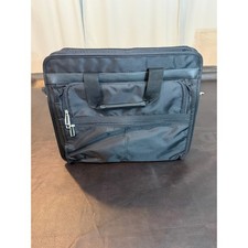 Targus Black Ballistic Nylon Laptop Briefcase Messenger Bag Professional Travel picture