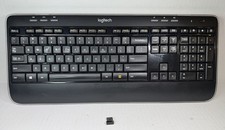Logitech K520 Wireless Keyboard Full Size Unifying Receiver Batteries Unit #1 picture