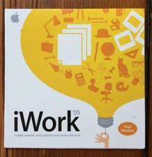 2005 Macintosh Mac iWork 05 Trial Version Software Installation Install CD Disc picture