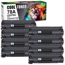 8PK Black Toner Compatible With HP 78A CE278A LaserJet Pro MF4450 P1566 P1606DN picture
