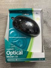 New Logitech USB Wired Optical Mouse Black 931369-0403 Sealed🔥🔥🔥 picture