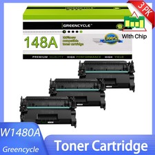 3 PK 148A W1480A With Chip Toner For HP LaserJet Pro 4001n/dn/1dw MFP 4101fdw picture