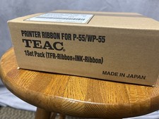 TEAC P-55 Printer Ribbon For P-55/WP-55. Ink Ribbon and Transfer Ribbon - NIB picture