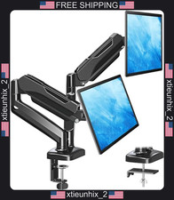 Dual Monitor Mount for Desk 17-32 Inches VESA Adjustable Arms picture