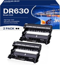 DR630 Drum Unit High Yield Compatible for Brother DR 630 DR-630 2 Black  picture