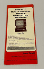 Radio Shack Start Up Manual With Color Basic TRS-80 Color Computer 1981 Vintage picture