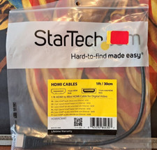 StarTech Premium 1-ft. HDMI to Mini-HDMI Cable for digital video picture