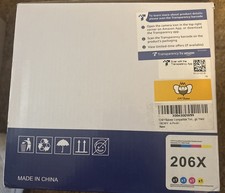Onlyu Compatible Toner Cartridges 206X  4 Cartridge Replacements For OEM... picture